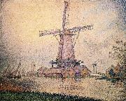 Dutch Mill at Edam Paul Signac